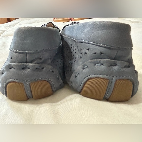 Cole Haan Suede Evelyn Driver Shoes Flats - Picture 3 of 5